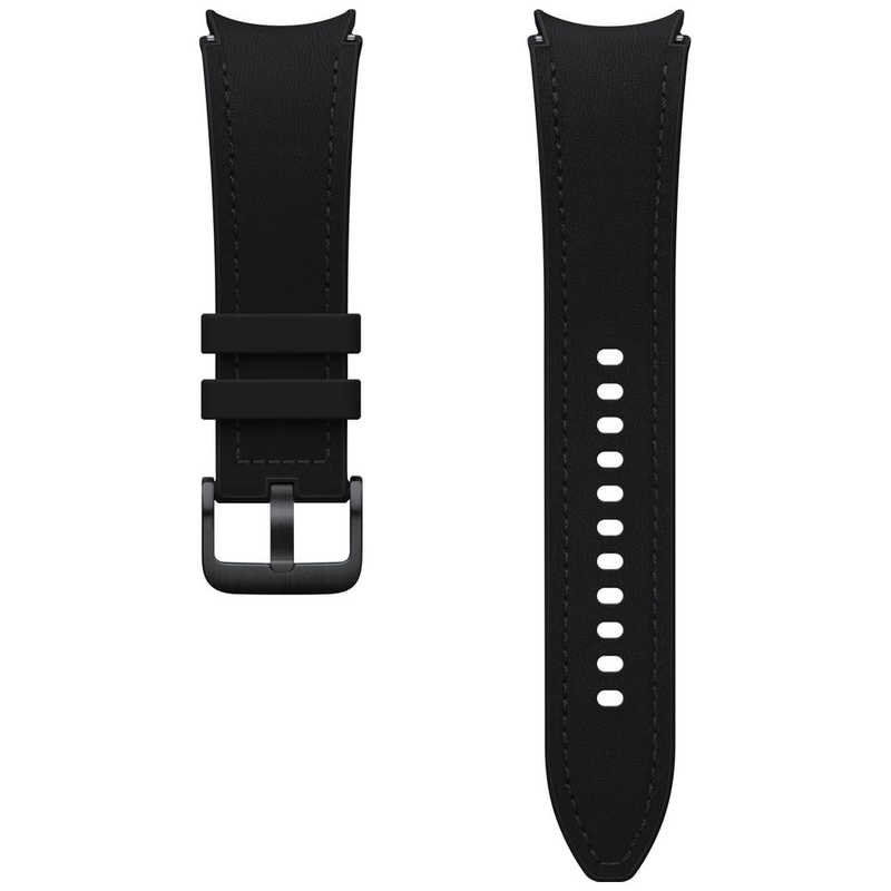 GALAXY GALAXY (サムスンGalaxy純正)Galaxy Watch6シリーズ 交換バンド「Watch6 Hybrid Leather Band (M/L) BLACK」 ブラック ET-SHR96LBEGJP ET-SHR96LBEGJP