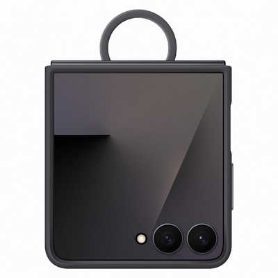 SAMSUNG Galaxy Z Flip7 Ring Case (Silicone)/Black