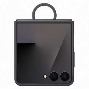 SAMSUNG Galaxy Z Flip7 Ring Case (Silicone)/Black EFPF766TBEGJP SAMSUNG Galaxy Z Flip7 Ring Case (Silicone)/Black EFPF766TBEGJP