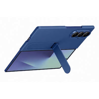 SAMSUNG Galaxy Z Fold7 Silicone Case/Blue EFMF966CNEGJP の