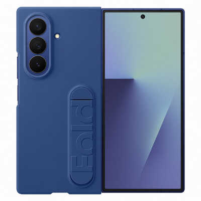 SAMSUNG Galaxy Z Fold7 Silicone Case/Blue EFMF966CNEGJP の
