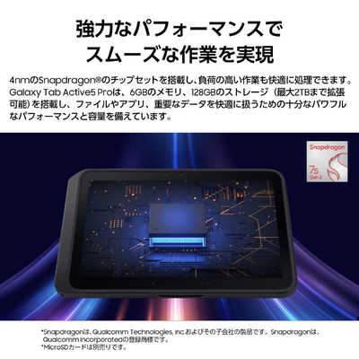 GALAXY Androidタブレット Galaxy Tab Active5 Pro Enterprise Edition