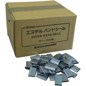 司化成工業 重梱包バンド用金具シール「16mm用(1000個入り)」 TMS16 司化成工業 重梱包バンド用金具シール「16mm用(1000個入り)」 TMS16