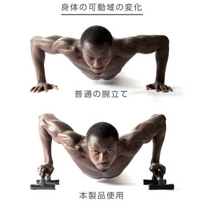 LAVIE 健康グッズ トレーニング器具 アームバー・プッシュアップバー