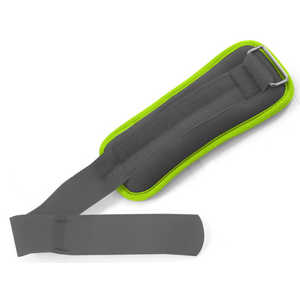 LAVIE 装着感で選ぶアンクルリストウェイト(グレー×グリーン 2.0kg×2個セット)  3B-3235