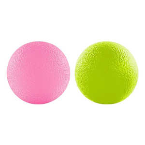 LAVIE 健康グッズ ハンドグリップ 握る力 ボール(ピンク・グリーン 2個入り) 3B4715 LAVIE 健康グッズ ハンドグリップ 握る力 ボール(ピンク・グリーン 2個入り) 3B4715