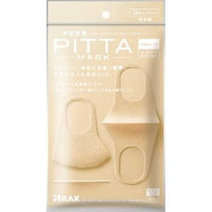 アラクス PITTA MASK REGULAR SOFT BEIGE 3枚 ﾋﾟｯﾀﾏｽｸﾚｷﾞｭﾗｰ