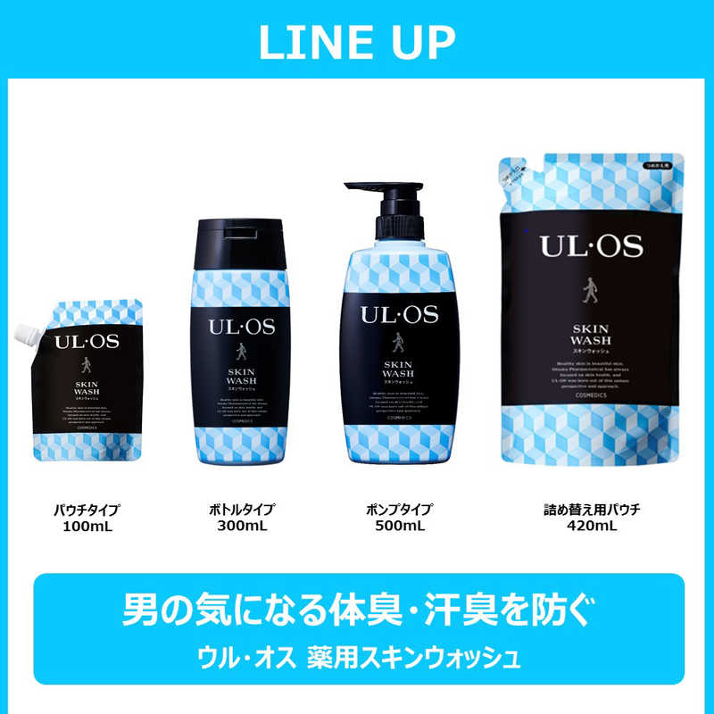 大塚製薬 大塚製薬 ウルオス 薬用スキンウォッシュ 500ml  