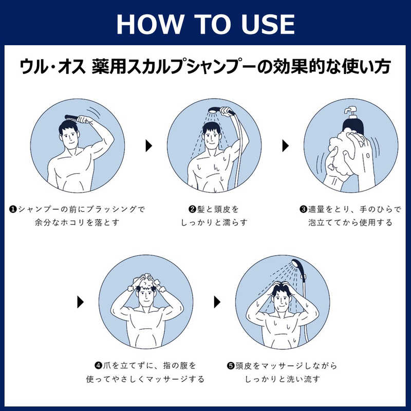 大塚製薬 大塚製薬 ウルオス 薬用スカルプシャンプー ポンプ 500mL  