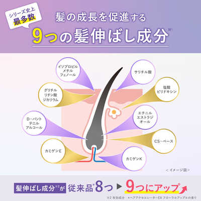加美乃素本舗 ヘアアクセルレーターEX Pro クリアサボンの香り 150ml