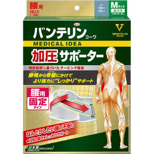 VANTELIN KOWA(バンテリンコーワ) サポーター 腰用 しっかり加圧タイプ ふつうサイズ ブルーグレー(1枚入)〔サポーター〕 VANTELIN KOWA(バンテリンコーワ) サポーター 腰用 しっかり加圧タイプ ふつうサイズ ブルーグレー(1枚入)〔サポーター〕