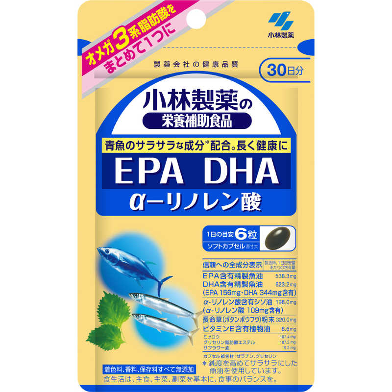 小林製薬 小林製薬 DHA・EPA・α-リノレン酸（180粒）  