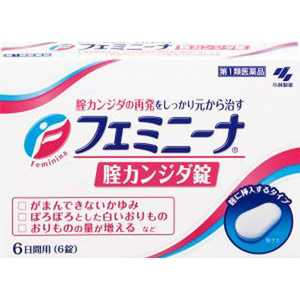 小林製薬 フェミニーナ 腟カンジダ錠 6錠 価格比較 価格 Com