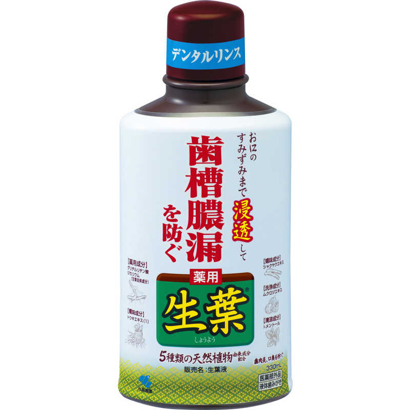 小林製薬 小林製薬 生葉 マウスウォッシュ 生葉液 330ml  