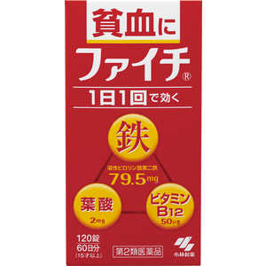 小林製薬 【第2類医薬品】 ファイチ（120錠） 