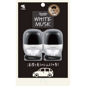 小林製薬 Sawadayクルマ専用クリップ パルファムホワイトムスク 2個パック12ml 小林製薬 Sawadayクルマ専用クリップ パルファムホワイトムスク 2個パック12ml