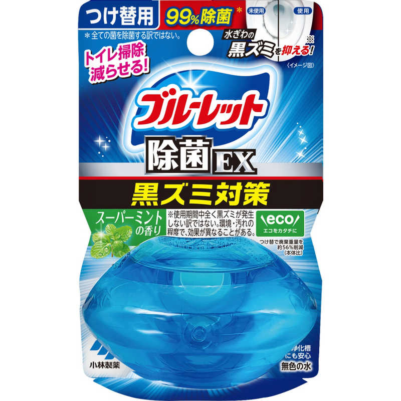 小林製薬 小林製薬 液体ブルーレットおくだけ除菌EXつけ替用 スーパーミント ｴｷﾀｲﾌﾞﾙｰﾚｯﾄｼﾞｮｷﾝEXｶ ｴｷﾀｲﾌﾞﾙｰﾚｯﾄｼﾞｮｷﾝEXｶ