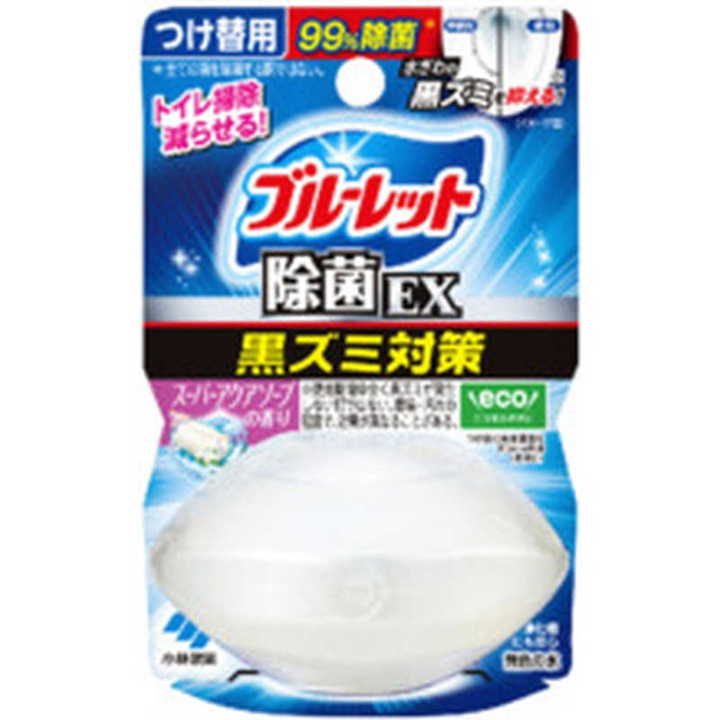 小林製薬 小林製薬 液体ブルーレットおくだけ除菌EXつけ替用 スーパーアクアソープ ｴｷﾀｲﾌﾞﾙｰﾚｯﾄｼﾞｮｷﾝEXｶ ｴｷﾀｲﾌﾞﾙｰﾚｯﾄｼﾞｮｷﾝEXｶ