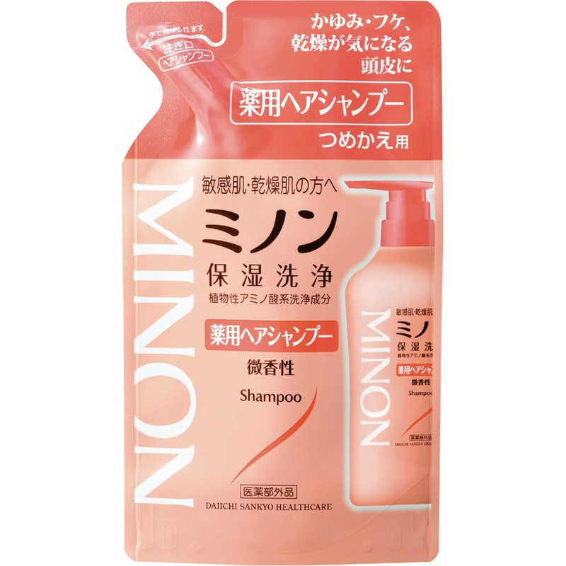 第一三共ヘルスケア 第一三共ヘルスケア ミノン 薬用ヘアシャンプー つめかえ用(380ml)  