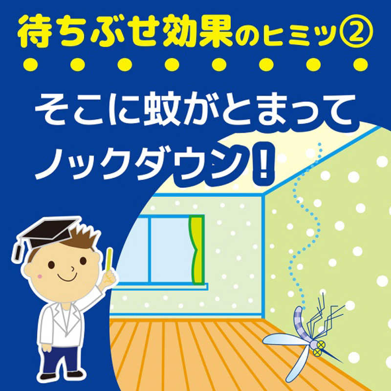 大日本除虫菊 大日本除虫菊 蚊がいなくなるスプレー 小空間用 60プッシュ 無香料  