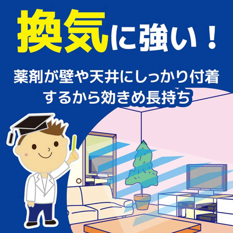 大日本除虫菊 大日本除虫菊 蚊がいなくなるスプレー 小空間用 60プッシュ 無香料  