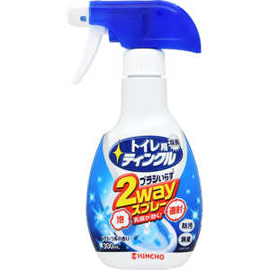 大日本除虫菊 「ティンクル」トイレ用直射・泡 2wayスプレー フローラルの香り 300ml 大日本除虫菊 「ティンクル」トイレ用直射・泡 2wayスプレー フローラルの香り 300ml