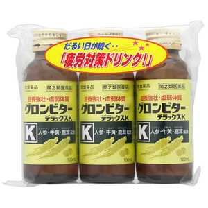 常盤薬品 【第2類医薬品】 グロンビターデラックスK （100mL）〔栄養ドリンク〕