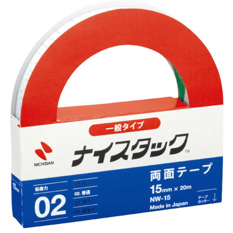 ニチバン ニチバン ｢両面テープ｣ナイスタック 一般タイプ(サイズ:15mm×20m) NW‐15 NW‐15