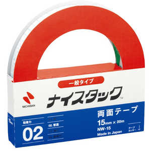 ニチバン ｢両面テープ｣ナイスタック 一般タイプ(サイズ:15mm×20m) NW‐15