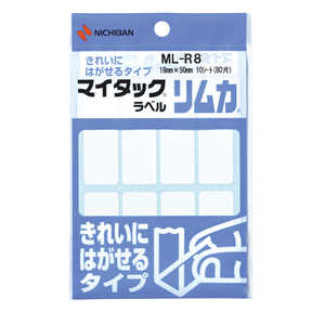 ニチバン マイタック ラベル リムカ 一般無地ラベル ［10シート / 8面］ ML-R8