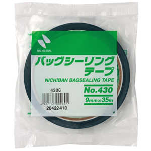 ニチバン バッグシーリングテープ 緑 9×35 430G ニチバン バッグシーリングテープ 緑 9×35 430G