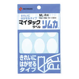 ニチバン マイタック ラベル リムカ 一般無地ラベル ［10シート / 9面］ ML-R4