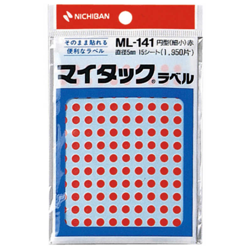 ニチバン ニチバン カラーラベルML1411赤 ML-1411 ML-1411