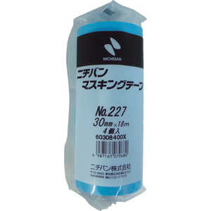 ニチバン マスキングテープ No.227H 30mm×18m 1パック4巻 227H-30 ニチバン マスキングテープ No.227H 30mm×18m 1パック4巻 227H-30
