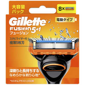 Gillette（ジレット）フュージョンパワー替刃8個入 フユジヨンPカエバ8B
