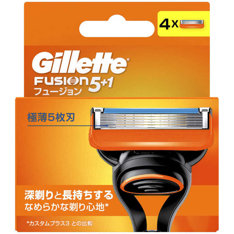 ジレット ジレット Gillette（ジレット）フュージョンマニュアル替刃4個入  