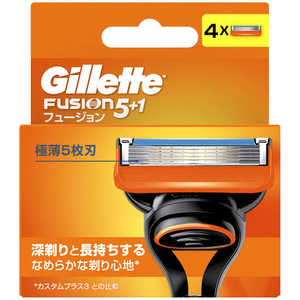 Gillette（ジレット）フュージョンマニュアル替刃4個入 フユジヨンMカエバ4B