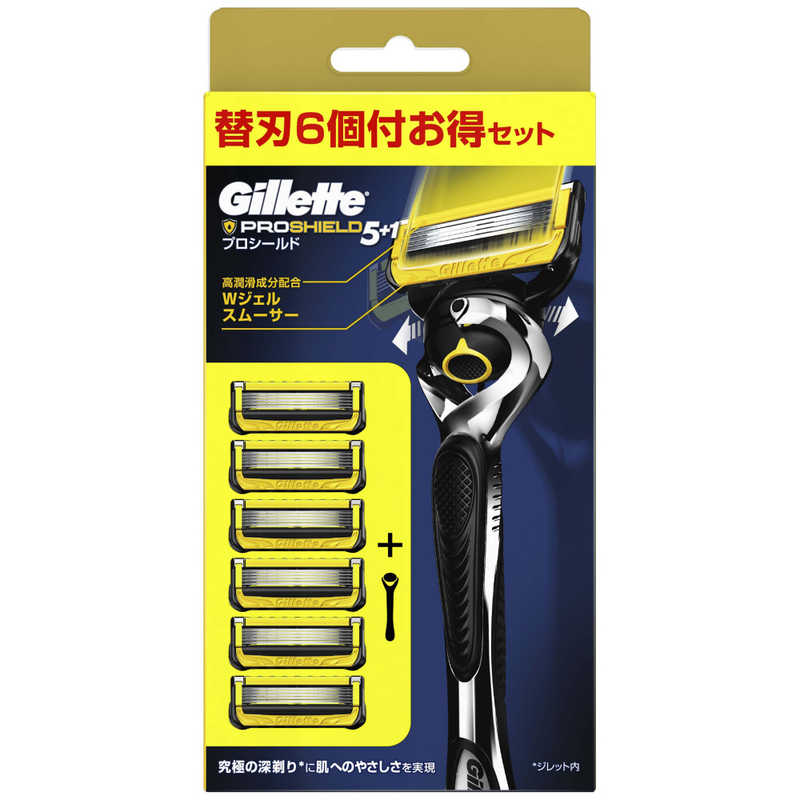 ジレット ジレット Gillette（ジレット）プロシールドマニュアル5個入ホルダー付  