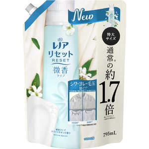 P＆G レノアリセット微香タイプホワイトサボンの香り つめかえ特大 795ml 