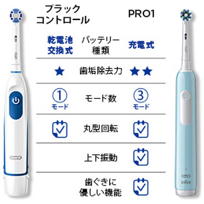 ブラウン BRAUN ブラウン オーラルB プラックコントロール DB5010N (回転式) DB5010N の通販 | カテゴリ：美容家電・健康家電  | ブラウン BRAUN 家電通販のコジマネット - 全品代引き手数料無料