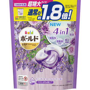 P＆G Bold(ボールド)ジェルボール4D つめかえ用 超特大サイズ 20個 ラベンダー＆フラワーガーデンの香り 