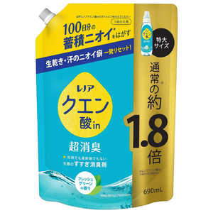 P＆G レノアクエン酸in超消臭フレッシュグリーンの香りつめかえ用特大サイズ 690mL 