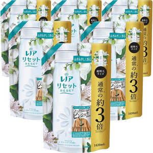 P&G (ケース販売)レノアリセット ヤマユリ＆グリーンブーケの香りつめかえ用超特大サイズ 1420mL 