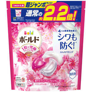 P＆G Bold(ボールド)ジェルボール4D 華やかプレミアムブロッサムの香り つめかえ 超ジャンボサイズ 24個 