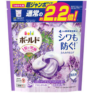 P&G Bold(ボールド)ジェルボール4D 心安らぐラベンダー＆フローラルガーデンの香り つめかえ超ジャンボサイズ 24個 