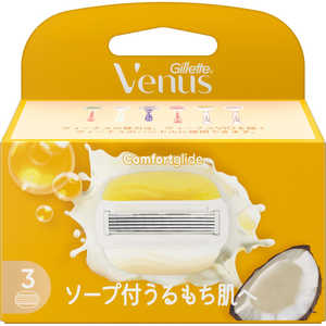 P&G ジレット ヴィーナス うるもち肌 ココナッツの香り 替刃3個入 P&G ジレット ヴィーナス うるもち肌 ココナッツの香り 替刃3個入