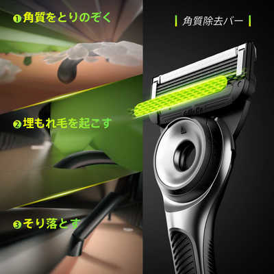 Gillete ジレットラボ 替刃 8個入×2個 ❸ ジレット Gillette Labs 替刃 ( 8個入 )/ : 爽快ドラッグ - 通販