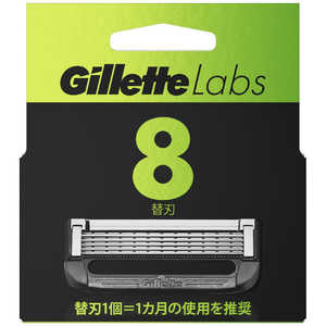 ジレット ジレット Gillette Labs 角質除去バー搭載カミソリ 替刃 8個 