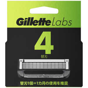 ジレット Gillette Labs 角質除去バー搭載カミソリ 替刃 4個