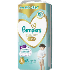 P &G Pampers(パンパース)肌へのいちばん パンツ ウルトラジャンボ Lサイズ(9-14kg)48枚 PMハダイチPUJL48
